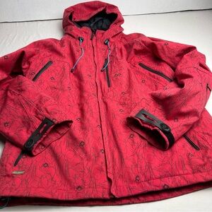Volkl Red Hooded ski / snowboard 🏂 size XL